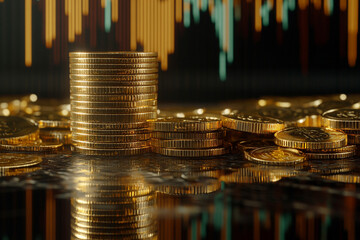 Stack of Wealth and Investment Chart