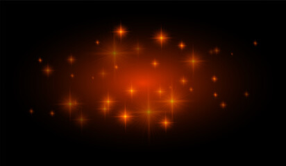 Fototapeta premium Bright, star-shaped bursts with radiating beams and soft glow for overlay, celebration, or festive backgrounds in graphic and visual design projects.