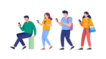 Obraz premium Phone use