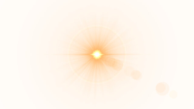 camera lens streak flare golden yellow light glowing on transparent background,png flicker rays isolated design element	