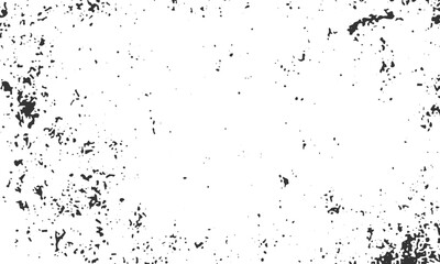 Overlay texture with distressed monochrome sketch design. Grainy grunge overlay texture in modern black and white style. Distressed white and black texture for stylish print designs  