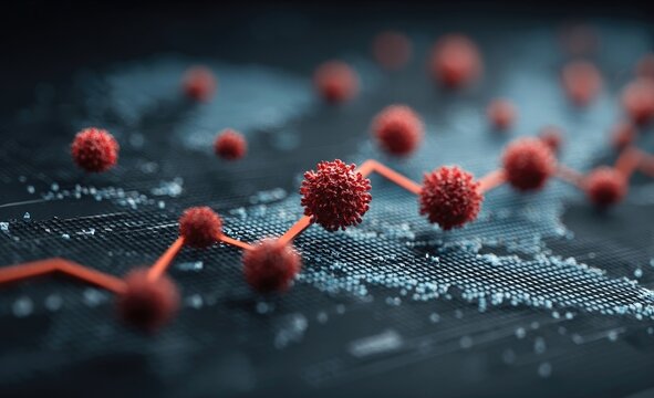 Global virus spread visualized