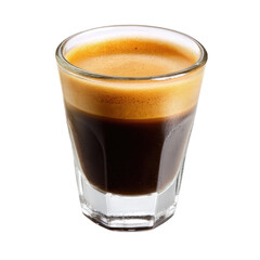 Espresso in a small glass
