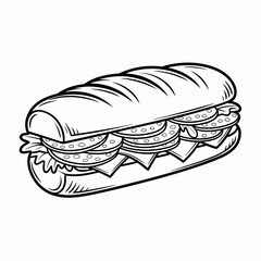  sandwich, sub, food, illustration, design, blackandwhite, graphic, sandwichart, vector, bread, lunch, meal, fastfood, deli, sandwichdesign, delicious, sandwichillustration, tasty, snack, sandwichlogo