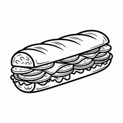  sandwich, sub, food, illustration, design, blackandwhite, graphic, sandwichart, vector, bread, lunch, meal, fastfood, deli, sandwichdesign, delicious, sandwichillustration, tasty, snack, sandwichlogo