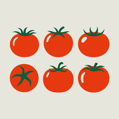 tomato, vegetable, design, graphic, vector, food, illustration, red, fresh, healthy, plant, nature, ripe, organic, foodart, agriculture, tomatoart, foodgraphic, garden, farming, produce, natural, farm