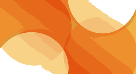 Abstract layered circles in orange and cream tones. Modern geometric design in a graphic layout. Abstract graphic design for use in various media -