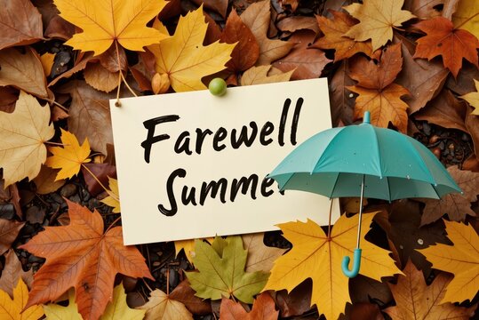 how to say goodbye to summer