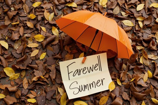 how to say goodbye to summer