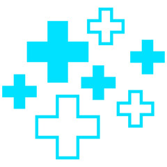 Obraz premium Medical Cross Ornament