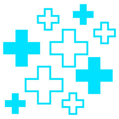 Fototapeta premium Medical Cross Ornament