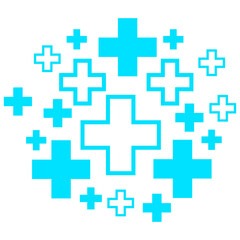 Obraz premium Medical Cross Ornament