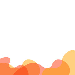 Obraz premium Transparent Blob Footer