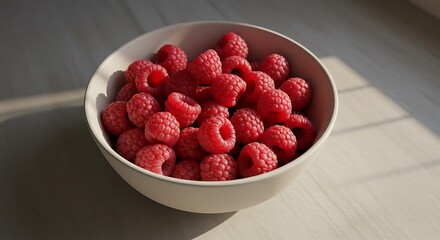 Bowl of Raspberries