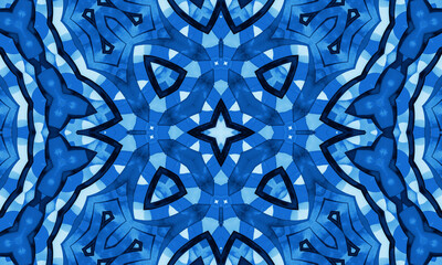 Abstract bluer pattern