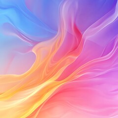 Obraz premium Rainbow smoke curls and abstract swirls on bright white high resolution picture