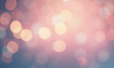 Soft Bokeh Lights Abstract Background - Pink and Blue Gradient