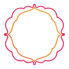 Elegant double line decorative frame set with classic font options for banners and advertisements