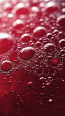 Abstract Macro Shot of Red Liquid with Bubbles Texture bubbles macro abstract texture liquid fluid