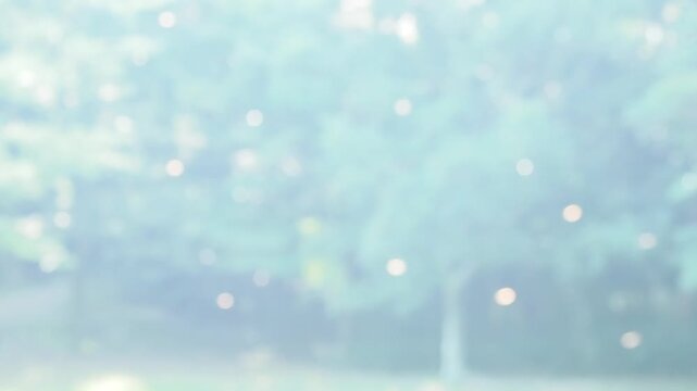 夏の眩しい陽射しの様子。飛び回るトンボが日差しに輝いている風景。