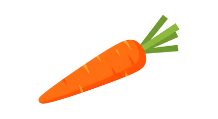 Single Healthy Orange Carrot Vegetable Icon