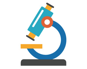A colorful microscope is ready for scientific exploration Ai Generated
