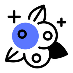 Obraz premium This Cranberry icon is suitable for Autumn Season, etc.