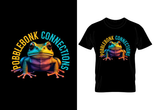 FROGE T-SHIRT DESIGN  vector custom design vintage animal frog wild trendy t-shirt design hoodies streetwear 