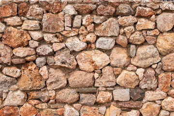 Texture of an old stone wall