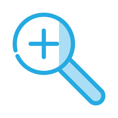 Fototapeta premium Magnifying icon design template