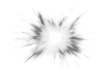 Fototapeta premium White powder explosion burst isolated on transparent background. Radiant burst of light emanating from a central point isolated on white background.