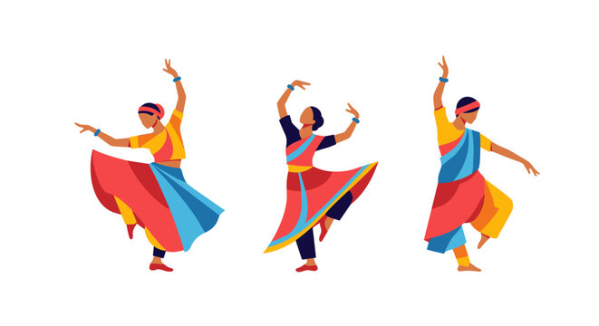 Vibrant traditional indian dance performance capturing cultural elegance and artistic expression