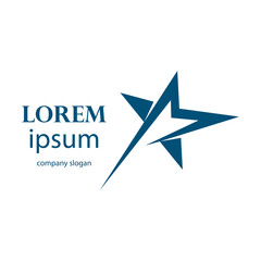 successful victory star logo design