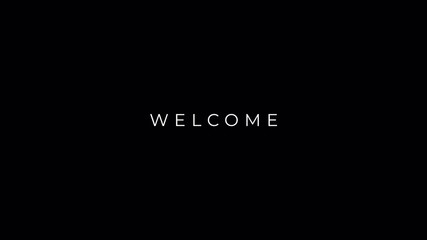 Soft glitch loop of “Welcome” text on alpha background. Subtle and smooth animation for clean stream intros.
 - Powered by Adobe
