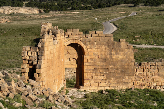 Ancient Roman ruins of Haidra, Tunisia