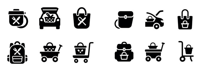 Picnic Transport Icons