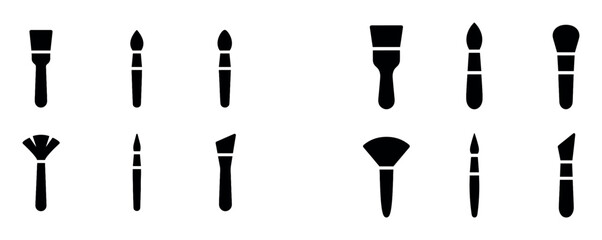 Fototapeta premium Painting Tools Icons