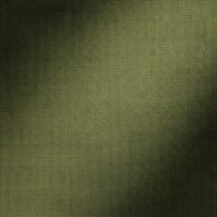 Dark Olive Green Fabric Texture with Subtle Woven Pattern and Gradient Lighting for Textile and Background Design