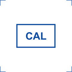 Obraz premium Calibrator, symbol, IVD, ISO