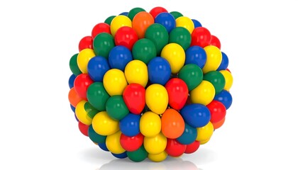 Colorful balloon sphere (1)