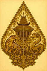 Javanese puppet gunungan