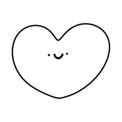 heart. line. doodle. line art. drawing. out line. sketches. heart icon. heart line. blank heart line. cartoon. heart vector. smile face. cute cartoon. smilely face character.