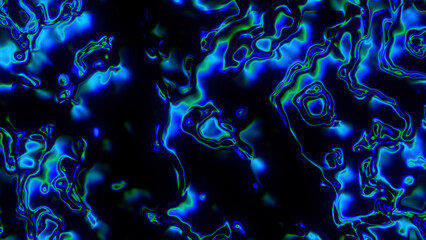 An oily prism reflective liquid background.