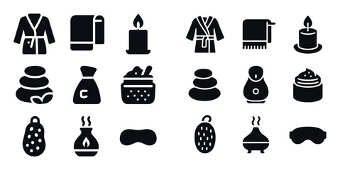 Beauty Spa Icon Grid