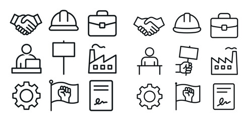 Labor Rights Icons