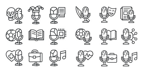 Podcast Genre Icons
