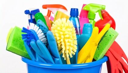 colorful plastic bucket