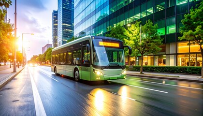 Obraz premium tram in the city
