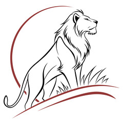 lion head art