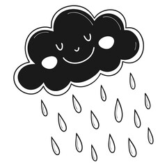 cloud with rain